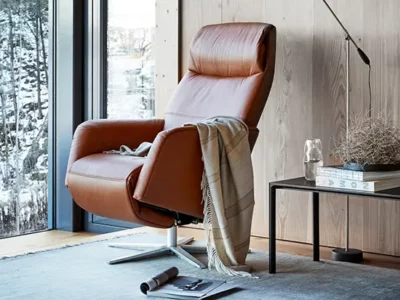 Fauteuil Stressless Scott relax électrque cale nuque réglables Meubles Bouchiquet Bergues