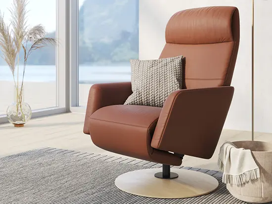 Fauteuil Stressless Scott relax électrque cale nuque réglables Meubles Bouchiquet magasin