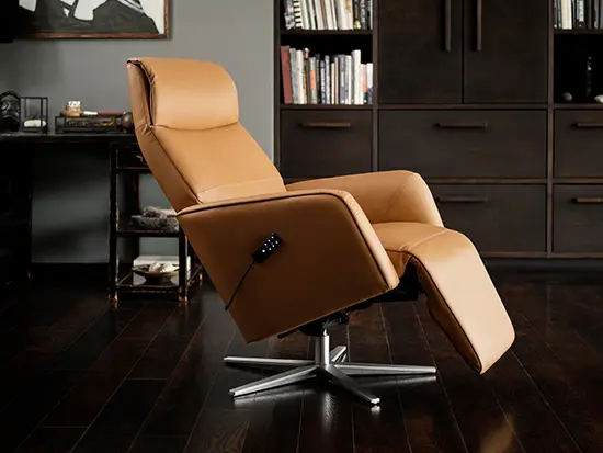 Fauteuil Stressless Scott relax électrque cale nuque réglables Meubles Bouchiquet Nord