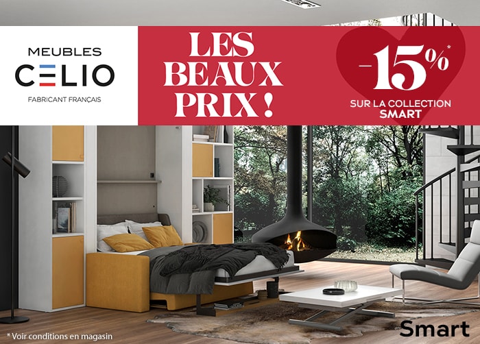 Les beaux prix - Meubles Celio -15% sur la collection Smart