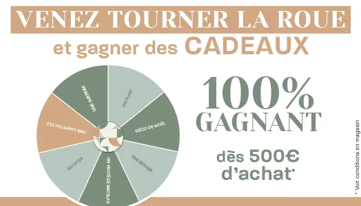 anniversaire-jeu-roue-de-la-chance-novembre2025-meubles-bouchiquet-bergues Venez tourner la roue et gagner des cadeaux !