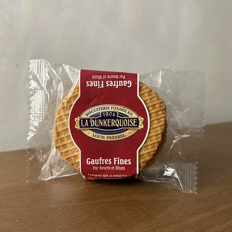 Calendrier de l'Avent gaufres fines La Dunkerquoise Bergues