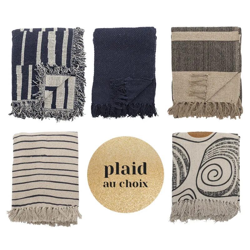 Calendrier de l'Avent plaid cocooning