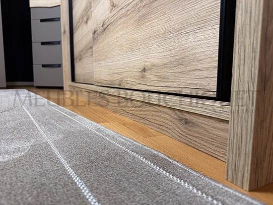 Armoire chambre 2 portes bois coulissantes Meubles Célio – First promo Meubles Bouchiquet Bergues