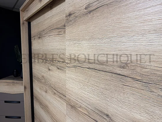 Armoire chambre 2 portes bois coulissantes Meubles Célio – First promo Meubles Bouchiquet Dunkerque Nord