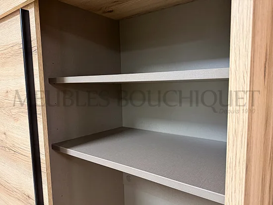 Armoire chambre 2 portes bois coulissantes Meubles Célio – First promo Meubles Bouchiquet Nord