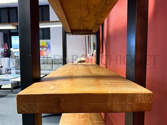 Bibliothèque étagère style industriel promo Meubles Bouchiquet Nord Dunkerque