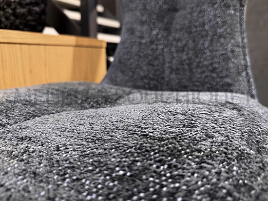 Chaise tissu gris anthracite pivotante - Promo Meubles Bouchiquet Bergues