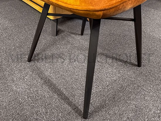 Chaise velours jaune moutarde promo Meubles Bouchiquet Dunkerque