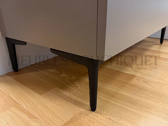 Commode bois et taupe Meubles Célio – Écorce - Promo Meubles Bouchiquet Dunkerque