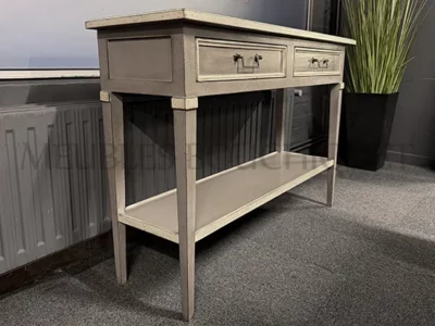 Console de style 2 tiroirs promo Meubles Bouchiquet