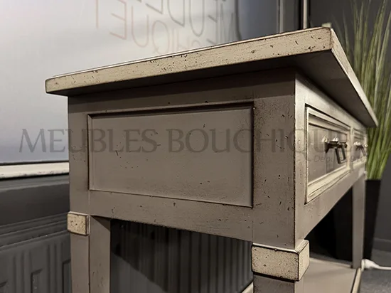 Console de style 2 tiroirs promo Meubles Bouchiquet Bergues Nord
