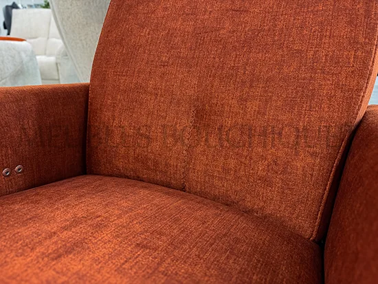 Fauteuil tissu rouge relax électrique - Meubles Bouchiquet Promo Bergues Dunkerque