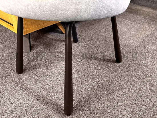 Lot de 2 chaises cocooning tissu bleu clair promo Meubles Bouchiquet Dunkerque