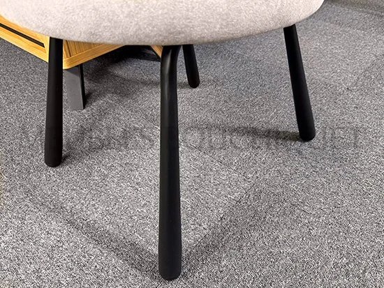 Lot de 3 chaises cocooning tissu beige promo Meubles Bouchiquet Bergues Nord