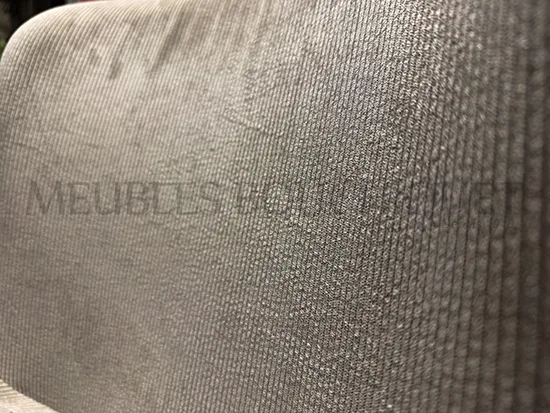 Lot de 4 chaises design velours côtelé beige promo Meubles Bouchiquet Dunkerque