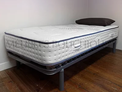 Matelas ressorts ferme 1 personne 90x190cm promo Meubles Bouchiquet