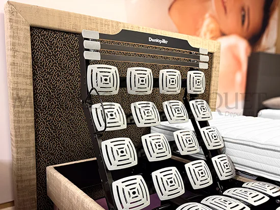 Pack relaxation Dunlopillo 160x200 - matelas latex + sommiers électriques à plots - Meubles Bouchiquet Nord