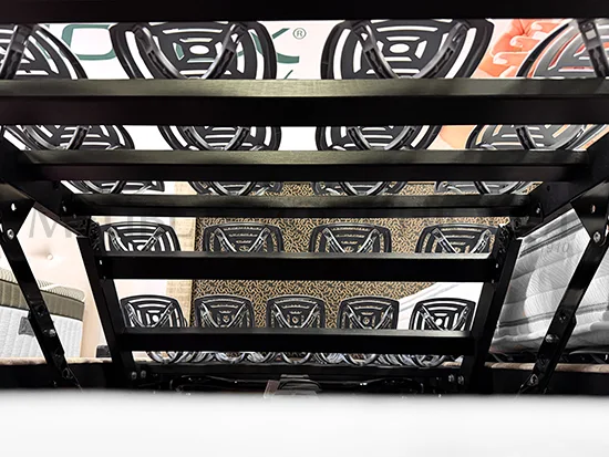 Pack relaxation Dunlopillo 160x200 - matelas latex + sommiers électriques à plots - Meubles Bouchiquet