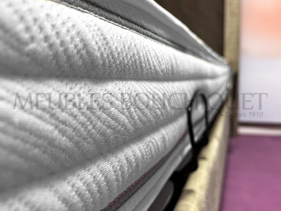 Pack relaxation Dunlopillo 160x200 - matelas latex + sommiers électriques à plots - Meubles Dunkerque