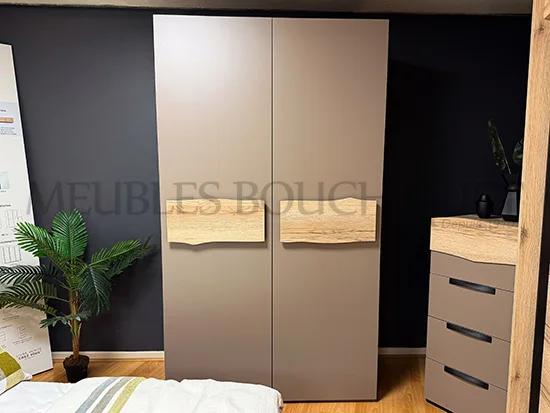 Petite armoire dressing style nature Meubles Célio – Écorce - Promo Meubles Bouchiquet