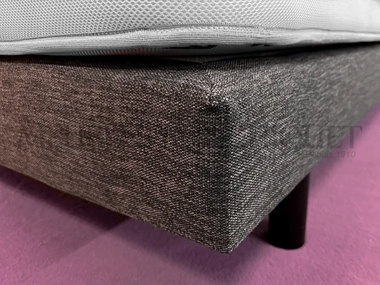 Sommiers tapissiers gris anthracite 2x90x200 - Meubles Bouchiquet magasin Bergues