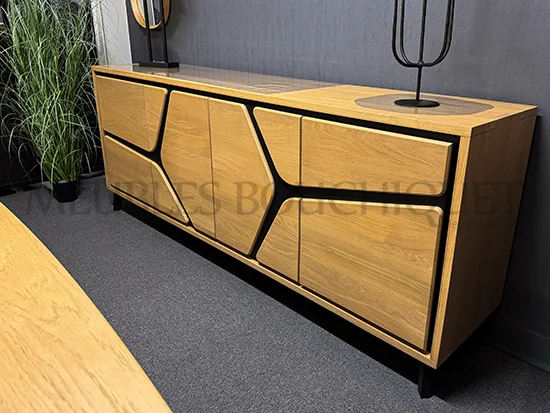 Buffet 4 portes en chêne Ateliers de Langres - Néo - Meubles Bouchiquet magasin