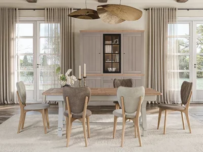 Table rectangulaire extensible chêne massif - Cosy - Meubles Bouchiquet Bergues Nord