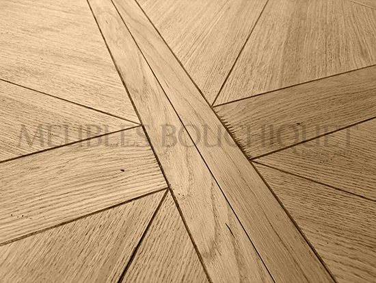 Grande table ronde extensible chêne style campagne chic Ateliers de Langres – Odyssée - Meubles Bouchiquet Dunkerque