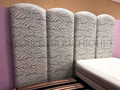 Tête de lit 160 tissu déco - Meubles Bouchiquet promo Bergues Dunkerque