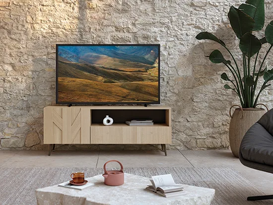 Meuble TV 150cm Meubles Célio Canopée - Meubles Bouchiquet Dunkerque