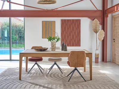 Table de repas extensible dessus bois ou céramique - Jazz - Meubles Bouchiquet Nord