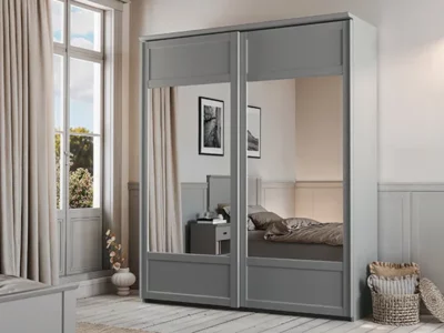Armoire dressing 2 portes coulissantes Meubles Célio - Beaumont Meubles Bouchiquet Nord