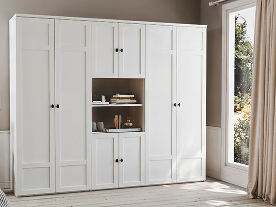 Composition murale dressing et niche Meubles Célio - Beaumont Meubles Bouchiquet Bergues