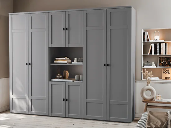 Composition murale dressing et niche Meubles Célio - Beaumont Meubles Bouchiquet Dunkerque