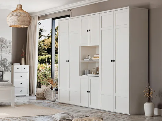 Composition murale dressing et niche Meubles Célio - Beaumont Meubles Bouchiquet