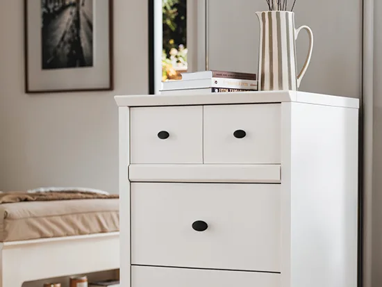 Meuble chiffonnier tiroirs style charme Meubles Célio - Beaumont Meubles Bouchiquet Bergues