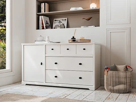 Meuble combiné tiroirs style charme Meubles Célio - Beaumont Meubles Bouchiquet Bergues