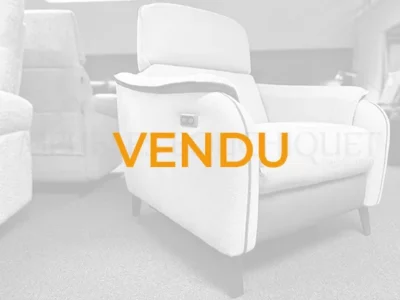 Canapé 3 places + Fauteuil relax avec têtière électrique
