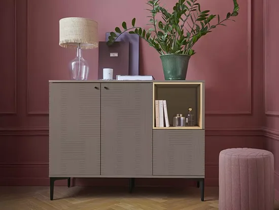 meuble d’entrée 120 cm finition argile CELIO Écrin aux Meubles Bouchiquet à Bergues