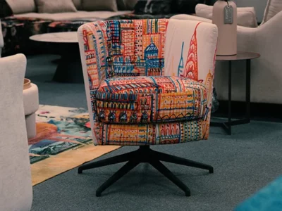 Fauteuil fixe ou pivotant style design FAMA | Peque