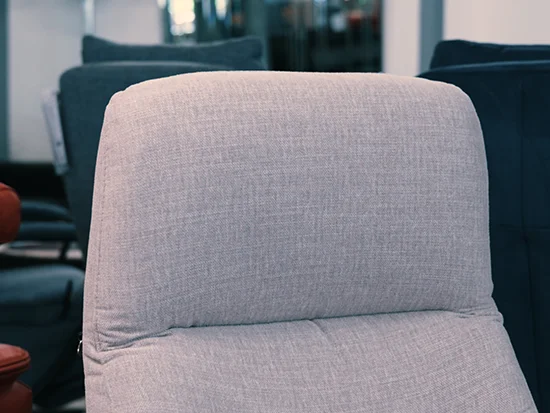 Détail du dossier du fauteuil relax électrique rom1961 Sonata