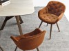 lot-de-4-chaises-design-velours-orange-avec-accoudoirs-calligaris-igloo-promotion