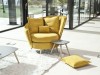 fauteuil-rond-pivotant-design-tissu-jaune-magasin-meubles-bouchiquet-dunkerque