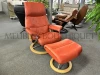 fauteuil-de-relaxation-stressless-view-cuir-orange-promotion-meubles-bouchiquet-nord