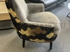 fauteuil-tissu-deco-noir-gris-fleurs-dorees-promo-magasin-meubles-bouchiquet-dunkerque