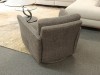 fauteuil-bas-pivotant-confortable-tissu-taup-promotion-meubles-bouchiquet-dunkerque