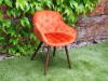 chaise-en-velours-orange-avec-accoudoirs-calligaris-igloo-promotion-magasin-meubles-bouchiquet