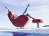 fauteuil-cocooning-cuir-rouge-fama-lenny